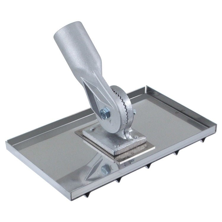 8" x 10-1/2" Wheelchair Walking Groover (5 grooves) 2-1/4" on Center with Threaded Handle Socket - DRP Tools
