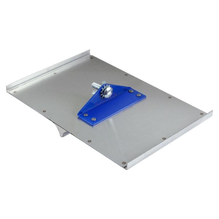 8" x 12" 3/4"R, 7/8"D Stainless Steel Walking Groover (Full Top Plate) - DRP Tools