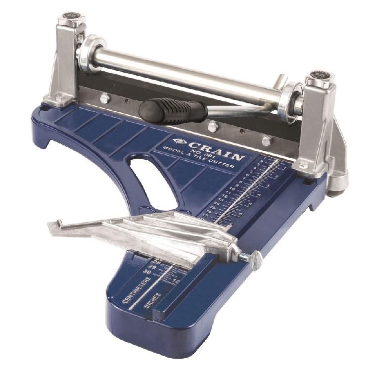 Crain 001 12" Vinyl Tile Cutter with Case - DRP Tools