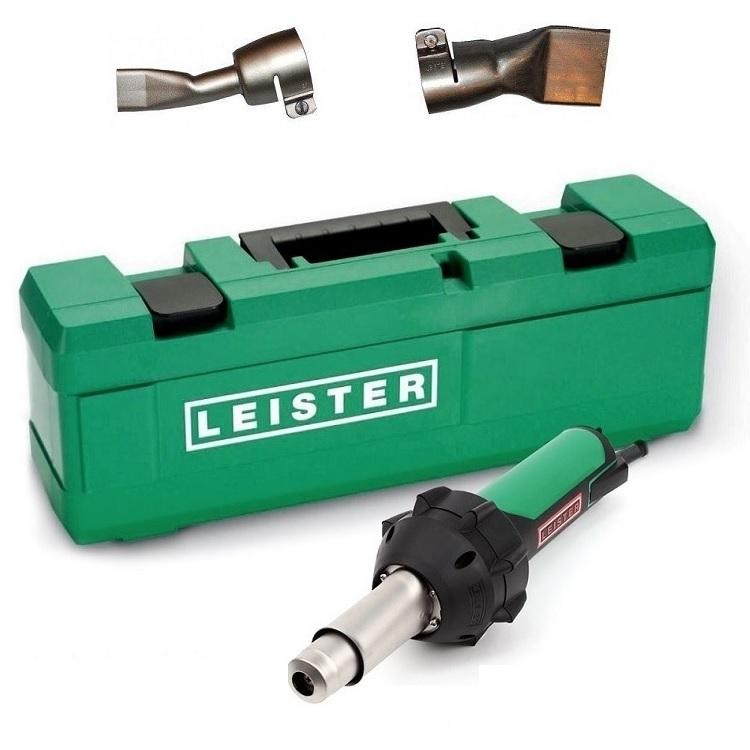 Leister Heat Gun Triac ST w/ 3/4, 1-1/2 Nozzle, and Case Kit