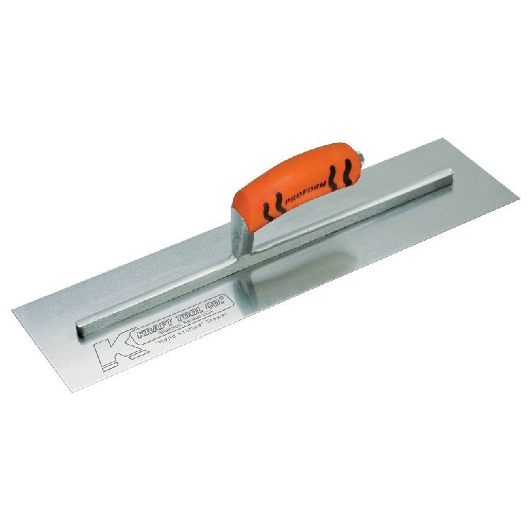 24" x 4" Carbon Steel Cement Trowel with ProForm® Handle - DRP Tools