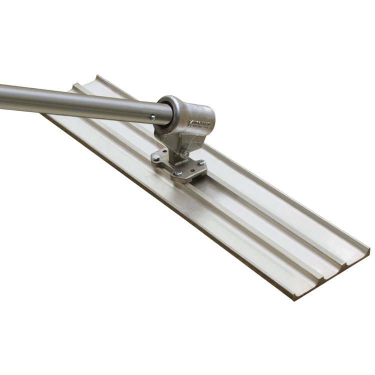 24" x 8" Multi - Trac Bull Float Groover with Knucklehead® II Bracket - 1" Spacing - DRP Tools