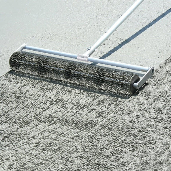36" Single Roller Tamp with 1-3/8" Button Handle Bracket - DRP Tools