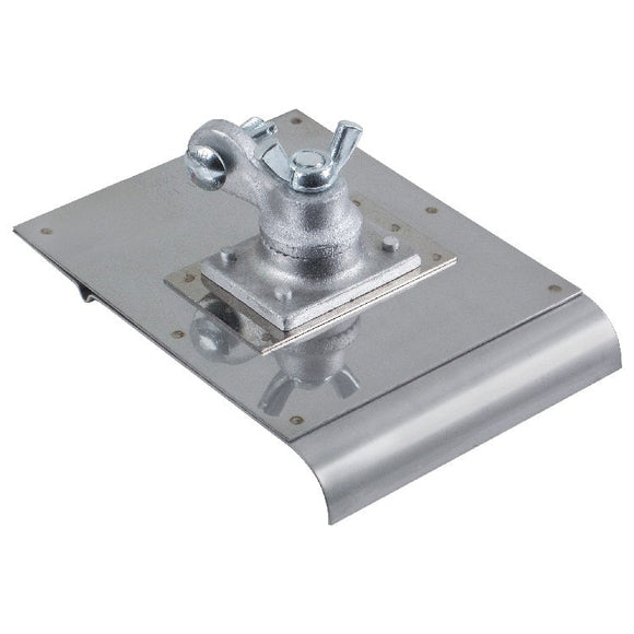 6" x 8" 3/8"R Stainless Steel Walking Edger/Groover - DRP Tools