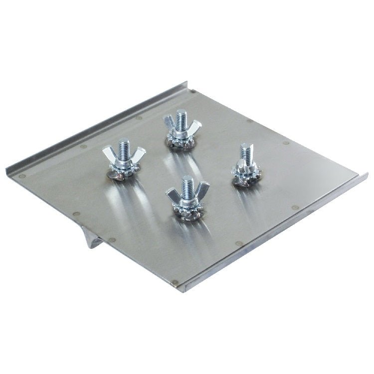 8" x 8" 1/2"R, 3/4"D Stainless Steel Walking Groover No Bracket - DRP Tools