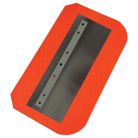 Kraft Orange Thunder steel-backed poly combination power trowel blade 8 x 14 for 36 inch machines