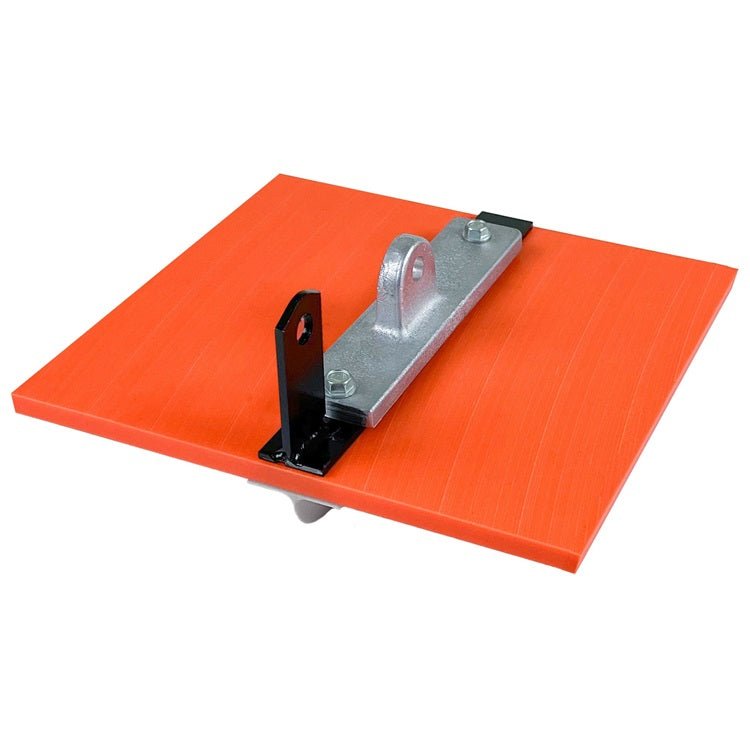 8"x 8" 3/4"D 1/4"R Orange Thunder® with KO - 20™ Technology Square End Groover - DRP Tools