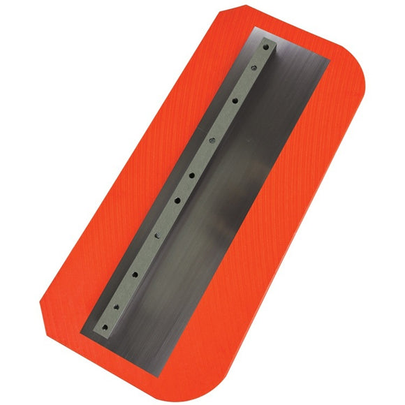 Kraft Orange Thunder steel-backed poly combination power trowel blade 8 x 18 for 46 to 48 inch machines