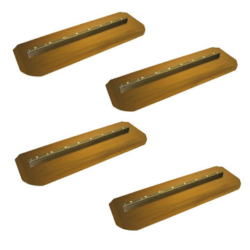 Power Trowel Blades 60" Whiteman Combination Gold 8" x 23" 4-PK