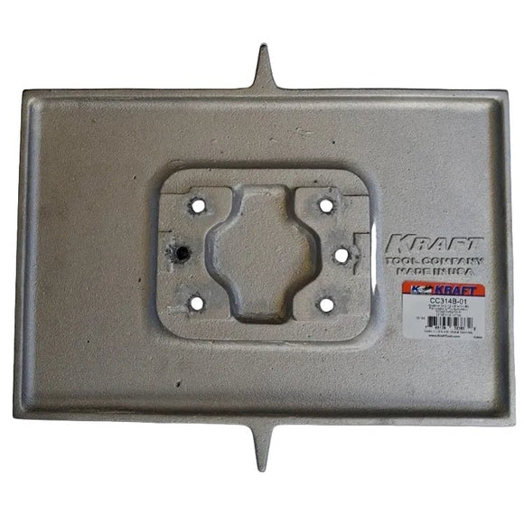 Airplane Groover 8" x 12" Square End 1" Bit without Bracket - DRP Tools