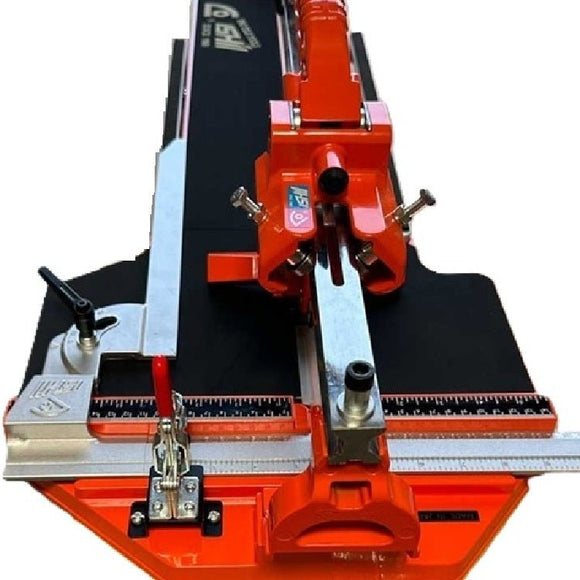 Ishii JTM-720S Monorail Tech Turbo 28" Tile Cutter Front View Closeup