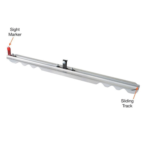 Kraft Tool 60" x 4" Straight Arrow Serrated Groover with 1-1/4" Deep Bit - DRP Tools
