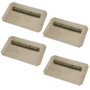 Power Trowel Blades 28" Goldblatt Combination 6" x 10" 4-PK