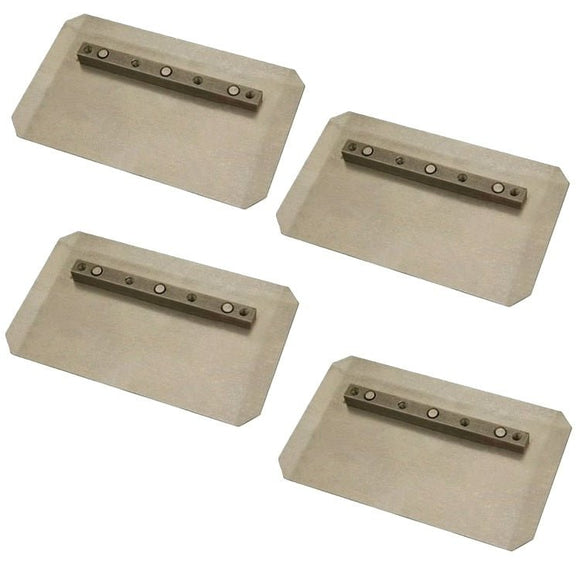 Power Trowel Blades 28" Goldblatt Combination 6" x 10" 4-PK