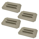 Power Trowel Blades 34-36" Edco Float Shoe 10" x 14" 4-PK