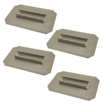 Power Trowel Blades 34-36" Edco Float Shoe 10" x 14" 4-PK