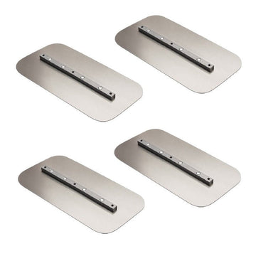 Power Trowel Blades 36" Combination Rounded Corner Flat 8" x 14" 4-PK