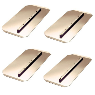 Power Trowel Blades 46" Combination Gold 8" x 18" 4-PK