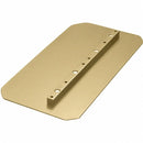 Power Trowel Blades 46" Combination Rounded Corners Gold 8" x 18" 4-PK