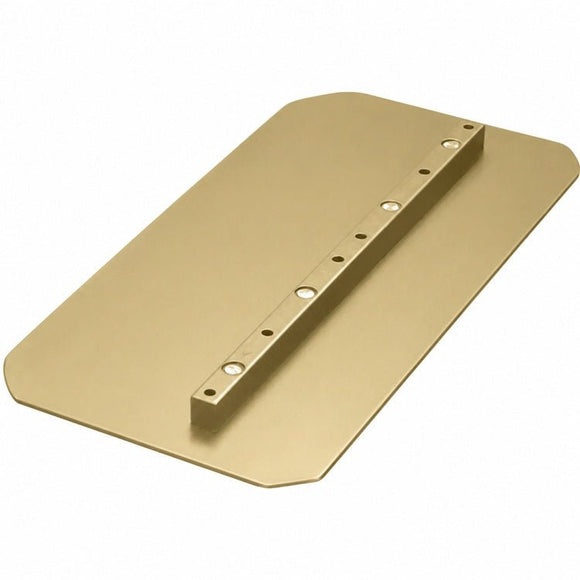 Power Trowel Blades 46" Combination Rounded Corners Gold 8" x 18" 4-PK