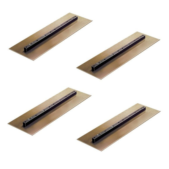 Power Trowel Blades 46" Finish Gold 6" x 18" 4-PK