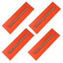 Power Trowel Blades 46" Finish Orange Thunder 6" x 18" 4-PK