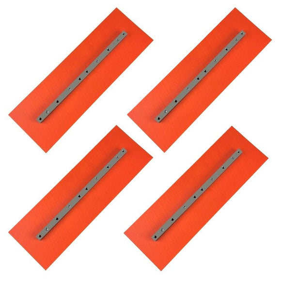 Power Trowel Blades 46" Finish Orange Thunder 6" x 18" 4-PK