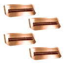 Power Trowel Blades 46" Master Combination Channel Mount Off Set Gold 8" x 18" 4-PK