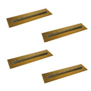 Power Trowel Blades Whiteman 60" Finish Gold 6" x 23" 4-PK