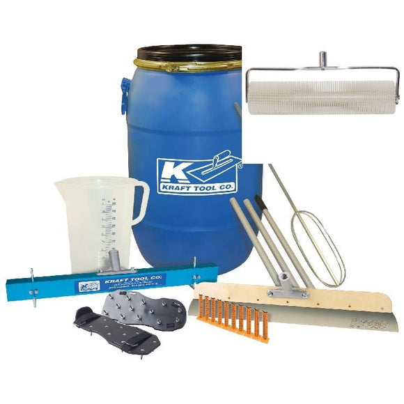 Self - Leveling Tool Kit w/18" Spike Roller - DRP Tools