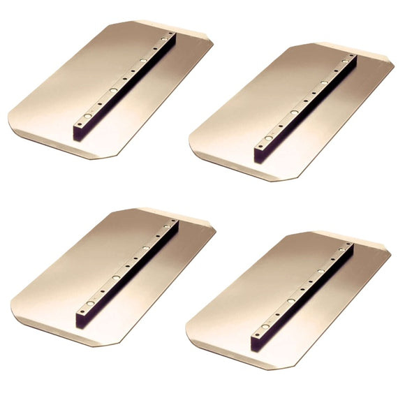 Power Trowel Blades 46" Combination Gold 8" x 18" 4-PK