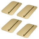 Power Trowel Blades 46" Combination Rounded Corners 8" x 18" 4-PK