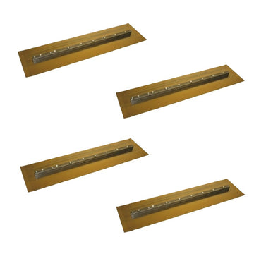 Power Trowel Blades Whiteman 60" Finish Gold 6" x 23" 4-PK