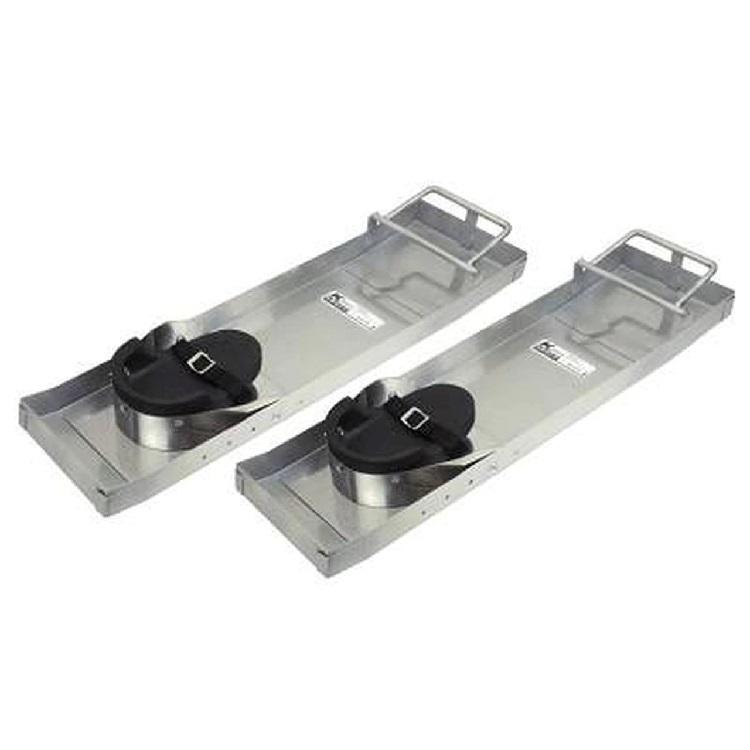 28" x 8" Deluxe Heavy-Duty Stainless Steel Knee Boards (Pair) - DRP Tools