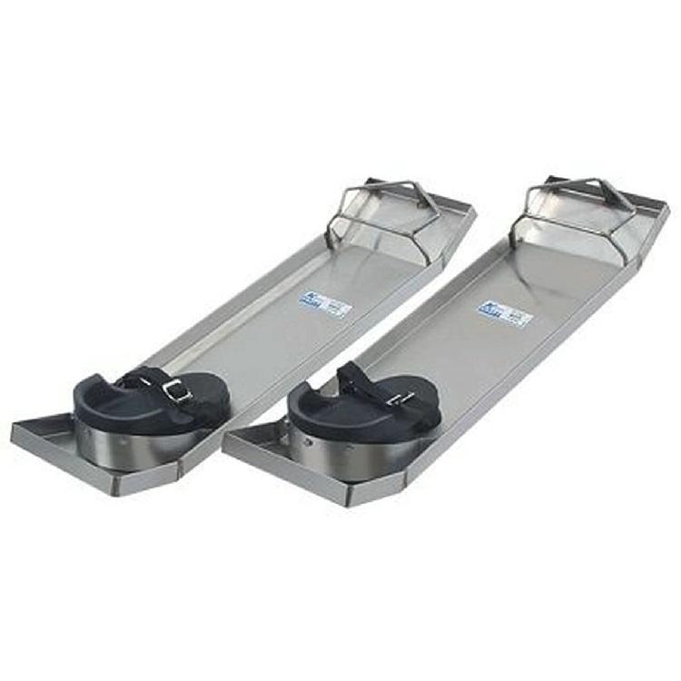 28" x 8" Lightweight Stainless Steel Knee Boards (Pair) - DRP Tools