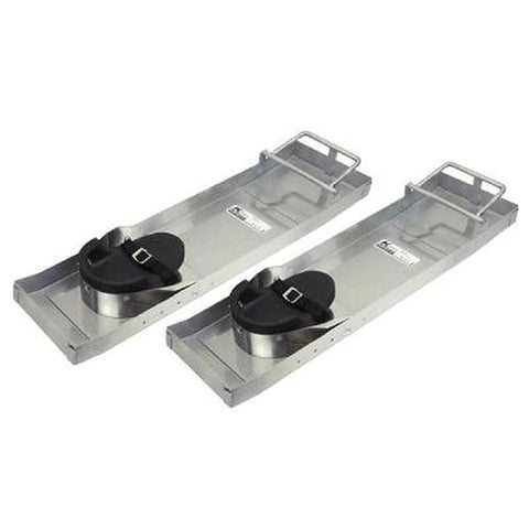 31" x 8" Deluxe Heavy-Duty Stainless Steel Knee Boards (Pair) - DRP Tools