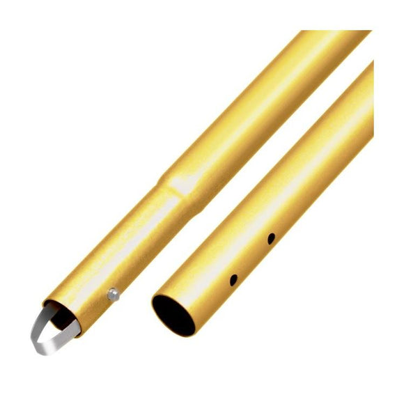 6' Anodized Aluminum Swaged Button Handle - 1-3/4" Diameter (Gold) 6-Pack - DRP Tools