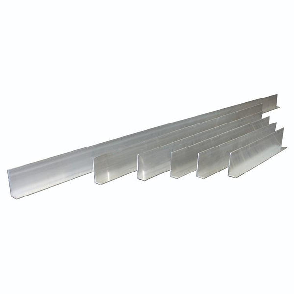 6-Piece L-Shaped Aluminum Screed Set (1-1/2', 2', 2-1/2', 3', 4', 6') - 1