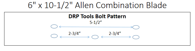 6" x 10-1/2" Allen Combination Blade 4-Pack - DRP Tools