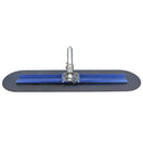 72" Big "D" Round End Blue Steel Bull Float with EZY-Tilt® II Bracket - DRP Tools