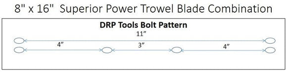 8" x 16" Superior ProForm® Ultra Blue Combination Blade 4-Pack - DRP Tools