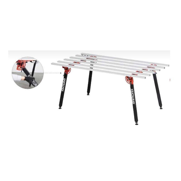 BM180 PLUS MKIII Adjustable Work Bench with Folding Legs by Raimondi - DRP Tools