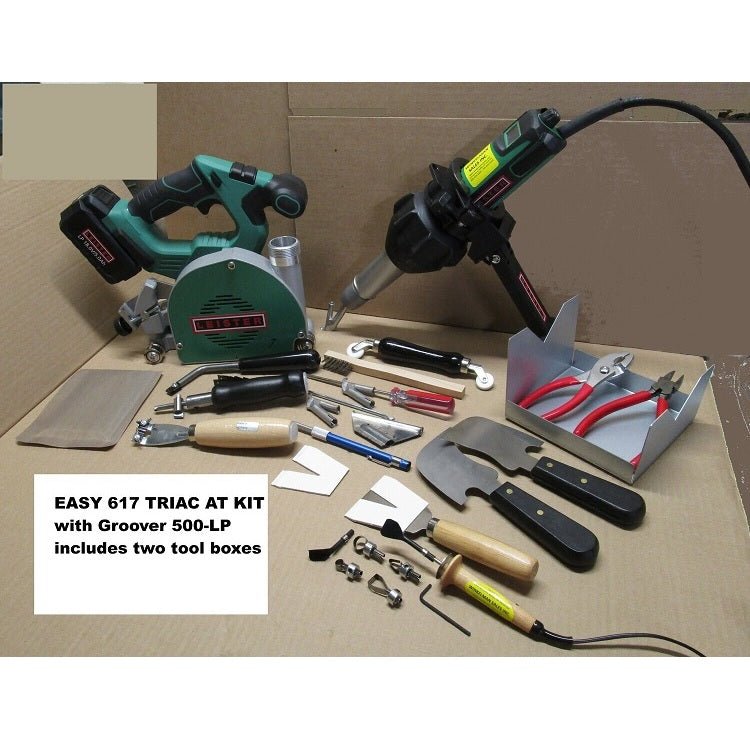 Leister AT Professional Vinyl Welder Kit w/Groover and EasyFloor - DRP Tools