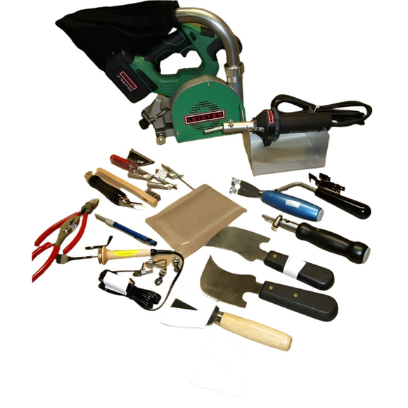 Leister Hot Jet S Professional Vinyl Welder Kit w/Groover - DRP Tools