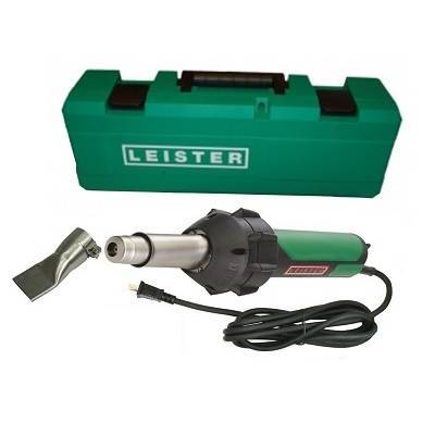 Leister Triac ST 141.228 with 1-1/2in. Nozzle and Case - DRP Tools