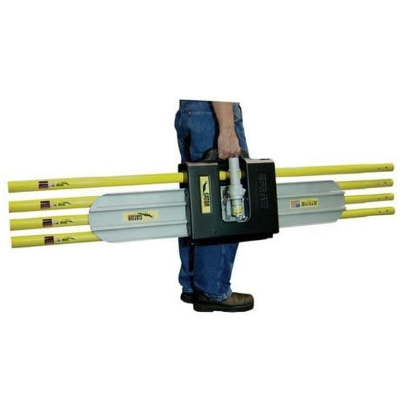 Quick Clasp Float Case™ with 24" Round End Bull Float, Gator Glide™ Bracket, and (4) 6' 1-3/4" Button Handles - DRP Tools