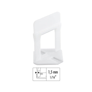 Raimondi 1/16" "Stone" Leveling System Clip 1/2" to 3/4" Thick Tile (1700) - DRP Tools