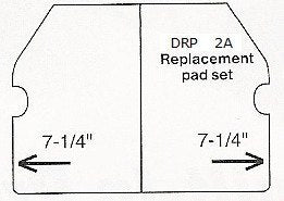 Superior Tile Cutter #2 replacement pad set - 1